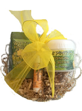 White Peacock Lemongrass Spa Gift Set - 3 Piece Set