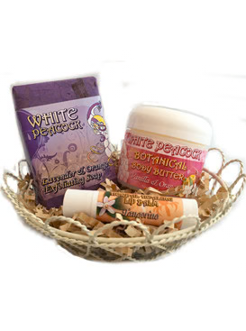 White Peacock Lavender Spa Gift Set - 3 Piece Set