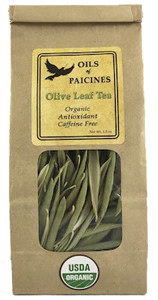 Organic Olive Leaf Tea, Caffeine Free, Delicious Hot or Cold - 1.5 oz